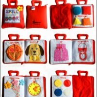 Toddler Life Skill Fabric Book